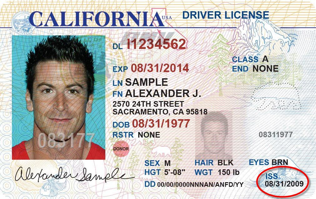 Non resident drivers license california
